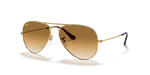 Aviator Gradient - Polished Arista Gold/Clear Gradient Brown