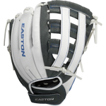 Easton Ghost Flex Youth Series 12-Inch Softball Glove - Grey/White/Carolina Blue