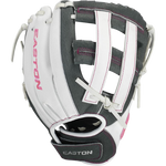 Easton Ghost Flex Youth Series 10-Inch Softball Glove - Grey/White/Pink