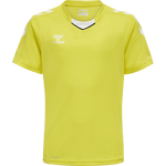 HMLCORE XK Poly Jersey S/S Kids - Blazing Yellow