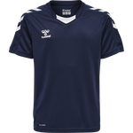 HMLCORE XK Poly Jersey S/S Kids - Marine