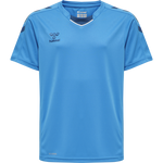 HMLCORE XK Poly Jersey S/S Kids - Blue Danube