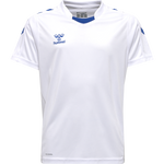 HMLCORE XK Poly Jersey S/S Kids - White/True Blue
