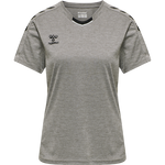HMLCORE XK Poly Jersey S/S Woman - Grey Melange