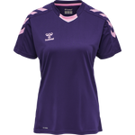 HMLCORE XK Poly Jersey S/S Woman - Acai
