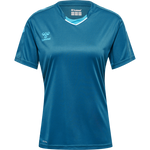 HMLCORE XK Poly Jersey S/S Woman - Blue Coral