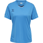 HMLCORE XK Poly Jersey S/S Woman - Blue Danube