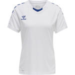 HMLCORE XK Poly Jersey S/S Woman - White/True Blue