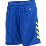 HMLCORE XK Poly Shorts Kids  - True Blue/ Blazing Yellow