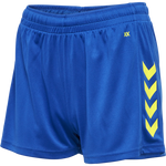 HMLCORE XK Poly Shorts Woman - True Blue/Sports Yellow
