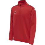 HMLCORE XK Half Zip Poly Sweat - True Red