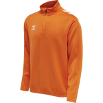HMLCORE XK Half Zip Poly Sweat - Orange Tiger