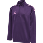 HMLCORE XK Half Zip Poly Sweat Kids - Acai