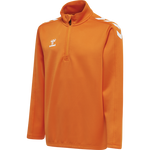 HMLCORE XK Half Zip Poly Sweat Kids - Orange Tiger
