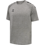 HMLCORE XK Core Poly T-Shirt S/S - Grey Melange