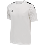 HMLCORE XK Core Poly T-Shirt S/S - White/ Black