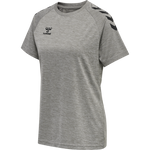 HMLCORE XK Core Poly T-Shirt S/S Womens - Grey Melange