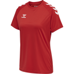 HMLCORE XK Core Poly T-Shirt S/S Womens - True Red