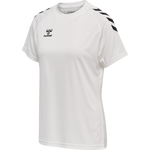 HMLCORE XK Core Poly T-Shirt S/S Woman - White/ Black
