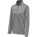 HMLCORE XK Half Zip Poly Sweat Woman - Grey Melange