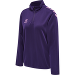 HMLCORE XK Half Zip Poly Sweat Woman - Acai
