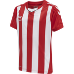 HMLCORE XK Striped Jersey S/S Kids - True Red/White