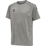 HMLCORE XK Core Poly T-Shirt S/S Kids - Grey