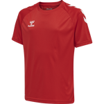 HMLCORE XK Core Poly T-Shirt S/S Kids - Team Red
