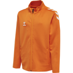 HMLCORE XK Poly Zip Sweat Kids - Orange Tiger
