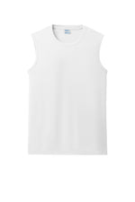 Port & Co mpany Performance Sleeveless Tee - White
