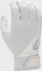Girl's Fundamental Batting Gloves - White/White