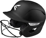 Easton Ghost Matte Fastpitch Batting Helmet with Softball Mask - Black