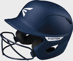 Easton Ghost Matte Fastpitch Batting Helmet with Softball Mask - Navy