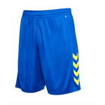 HMLCORE XK Poly Shorts - Blazing Yellow/ True Blue