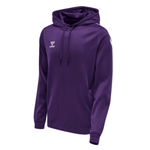 HMLCORE XK Poly Sweat Hoodie - Acai/ White