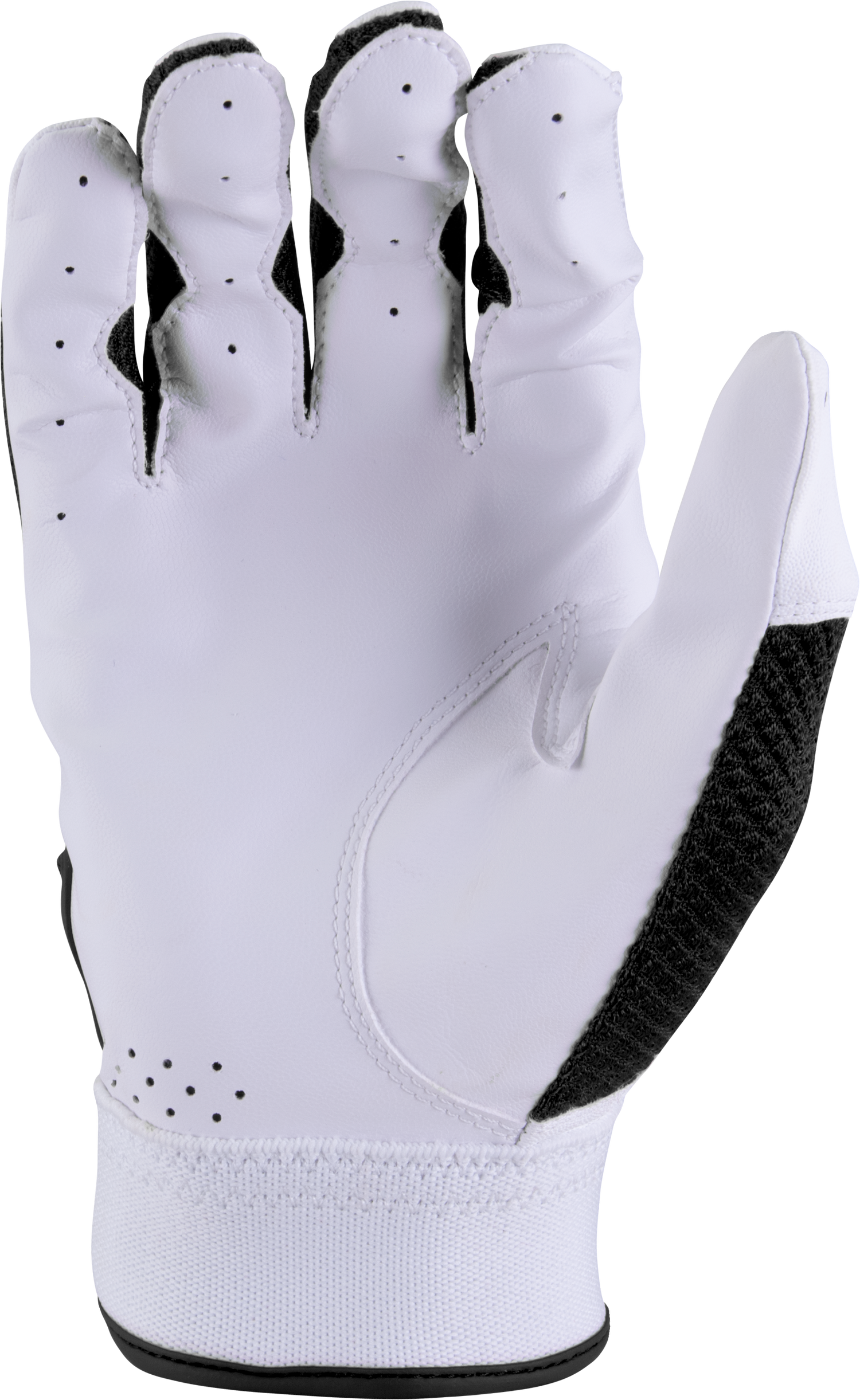 Youth Code Batting Glove - White/Black
