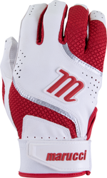 Youth Code Batting Glove - White/Red