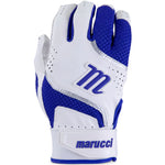 Code Adult Batting Glove - White/Royal