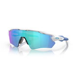 Radar EV XS Path (Youth Fit) Matte White / Prizm Sapphire