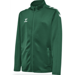 HMLCORE XK Poly Zip Sweat Kids - Evergreen