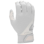 Girl's Fundamental Batting Gloves - White/White