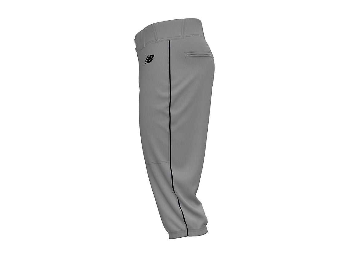 Adversary 2.0 Baseball Piped Athletic Knicker - Grey/Navy