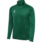 HMLCORE XK Half Zip Poly Sweat Kids - Wintergreen