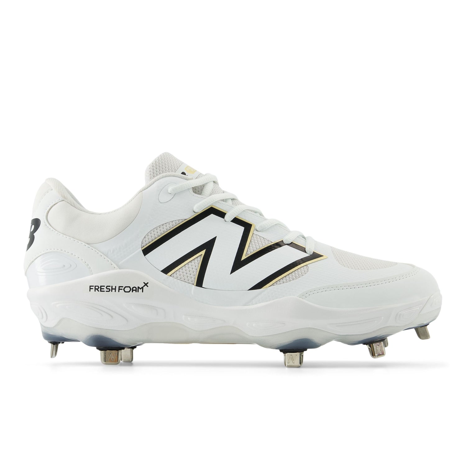 Men's Fresh Foam 3000 v7 Metal Cleat - White/Black