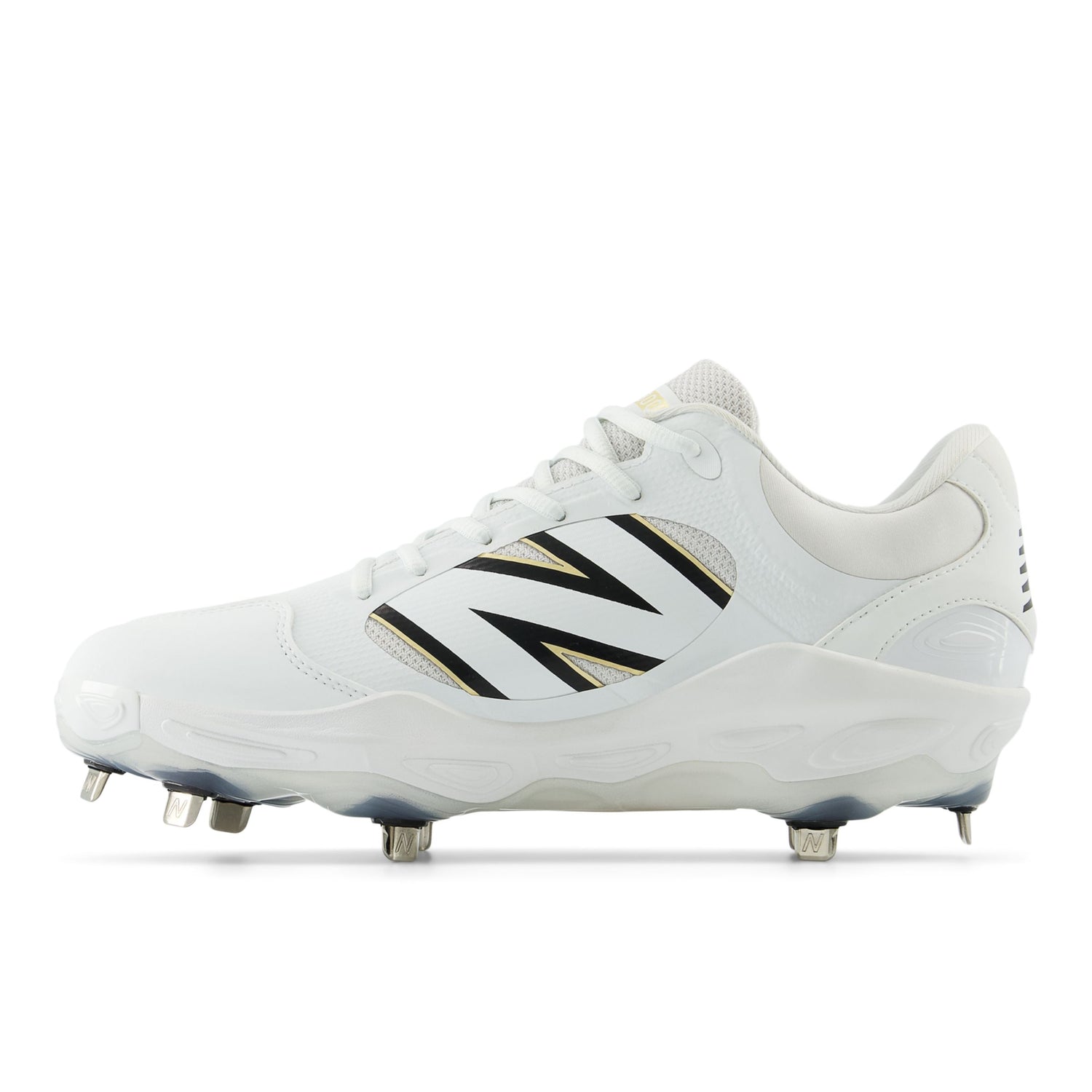 Men's Fresh Foam 3000 v7 Metal Cleat - White/Black