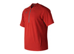 NB Mens Short Sleeve Batting Jacket - Team Red Pepper