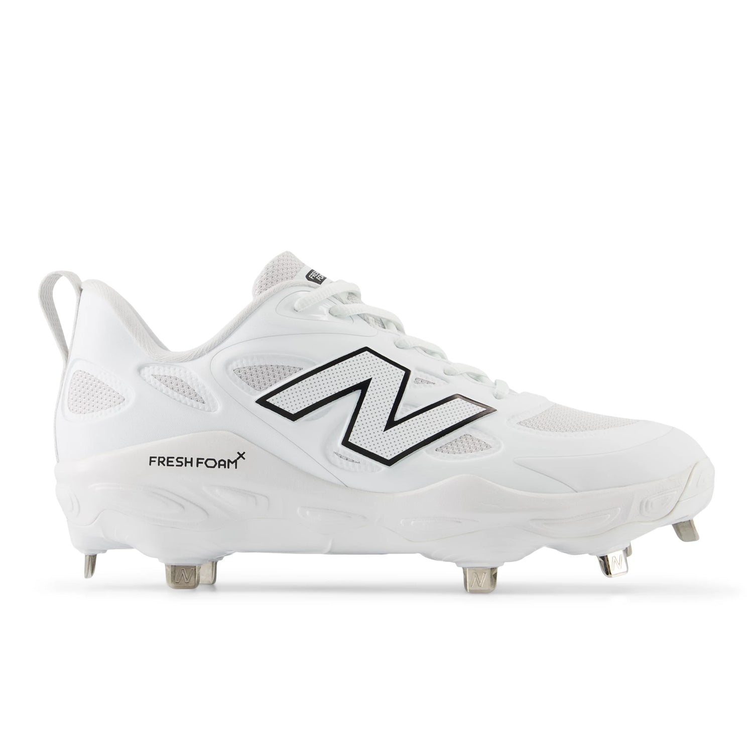 Women's Fresh Foam Velo v4 Metal Cleat - White/Black