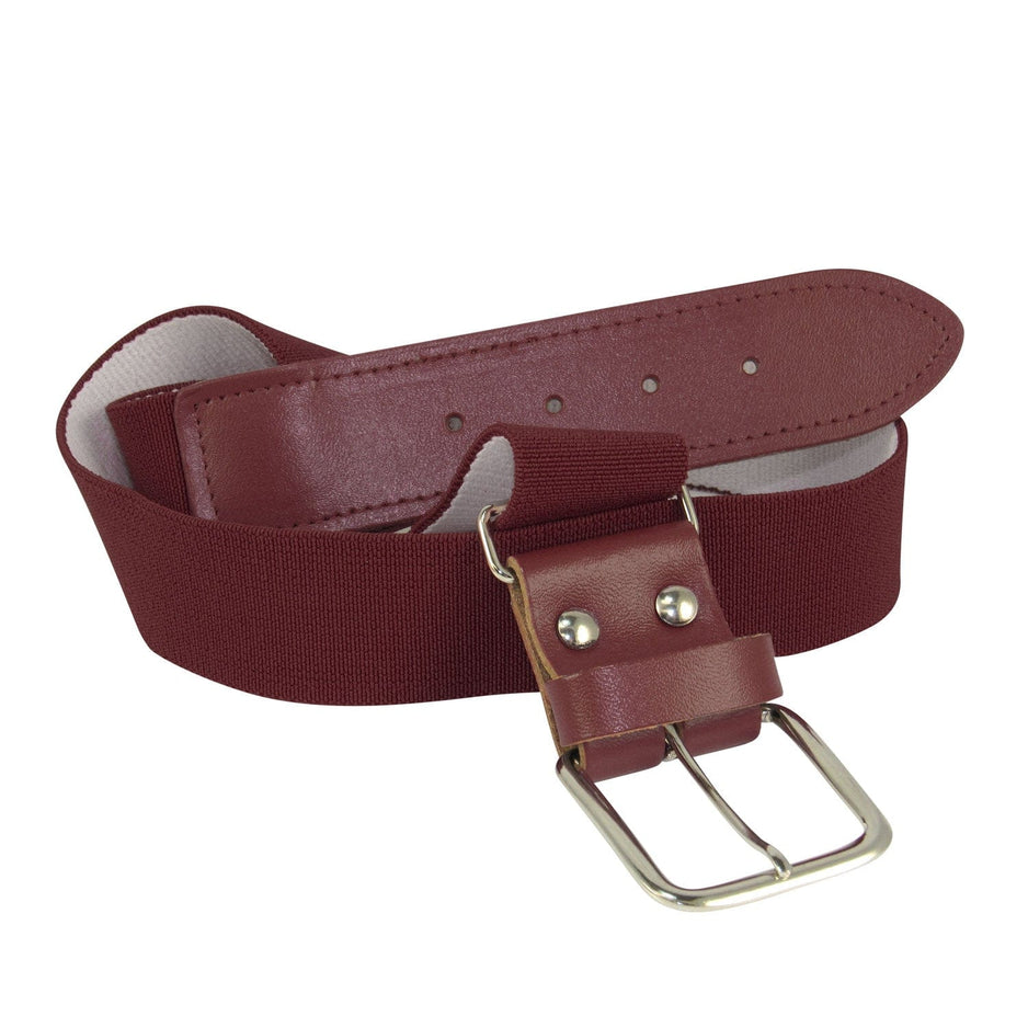 Baseball and Softball Elastic Belt - Maroon