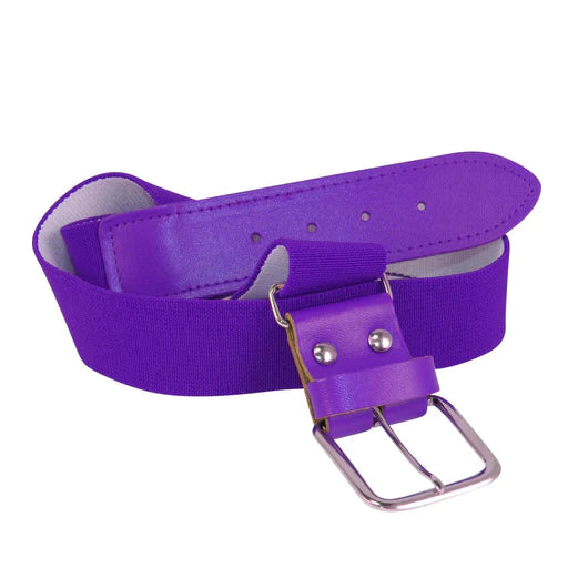 Baseball and Softball Elastic Belt - Purple