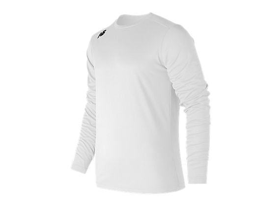 NB Mens Long Sleeve Tech Tee - White